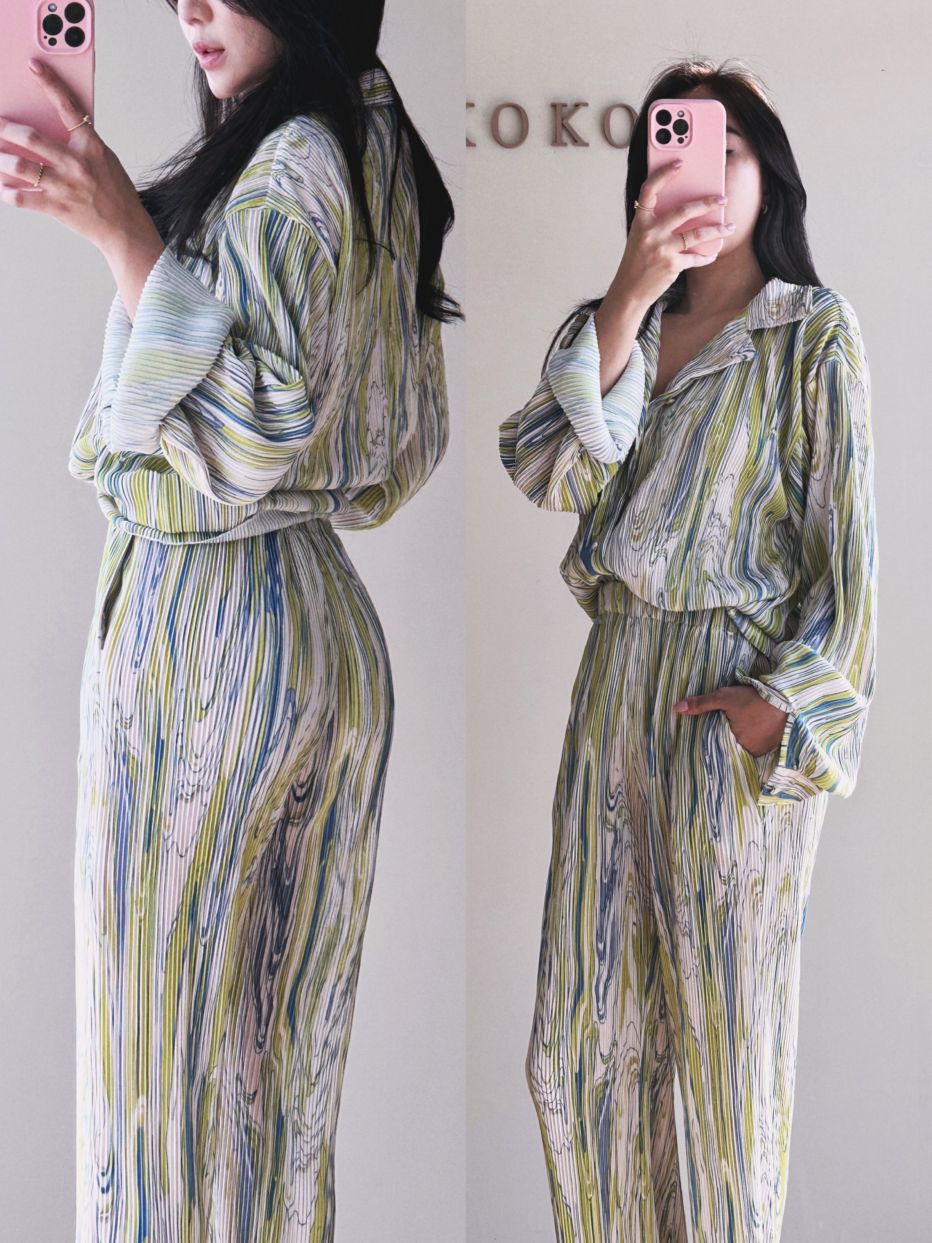 Flow 流動藝術 炫彩雪紡套裝