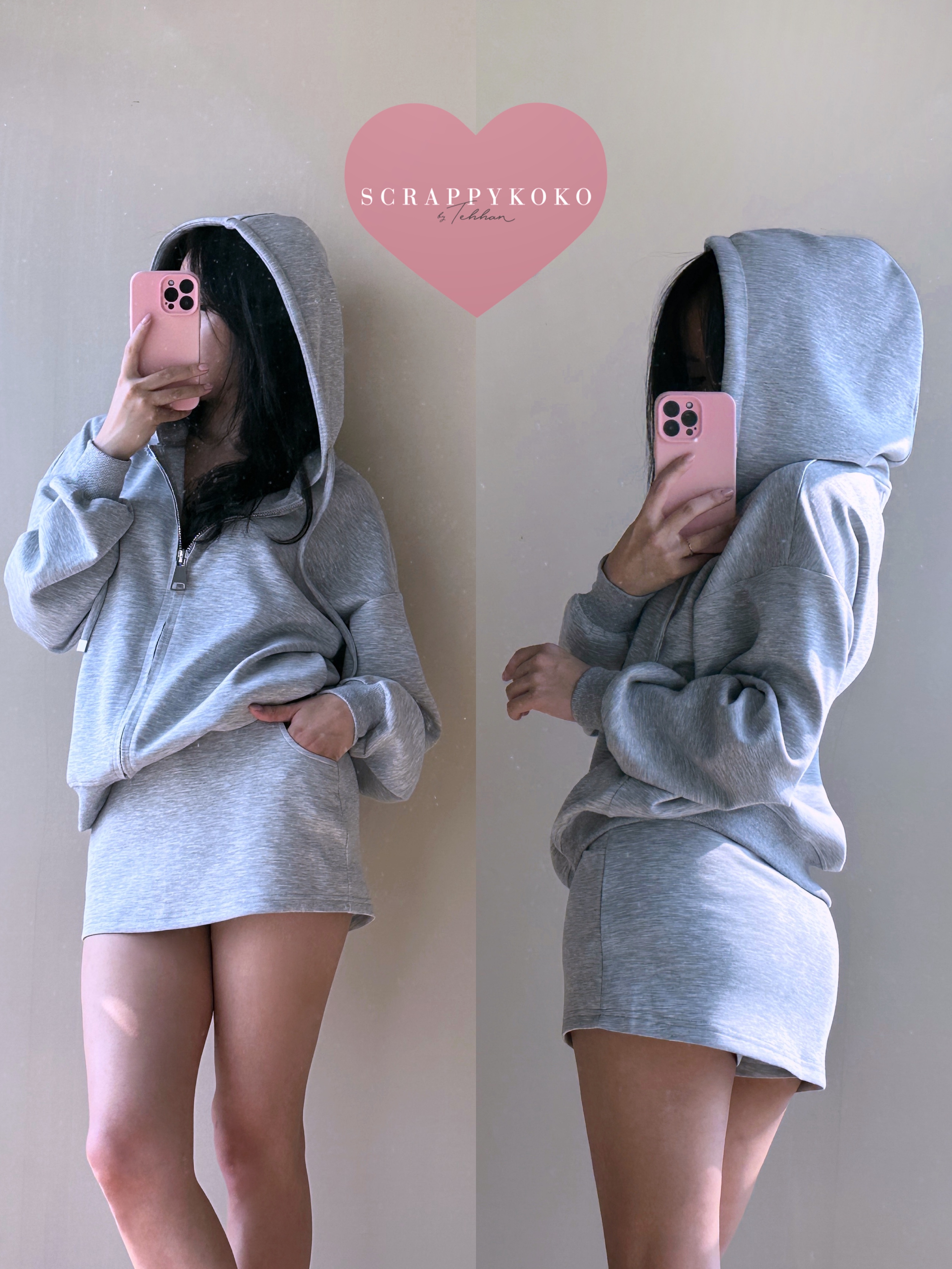 Run across 偶遇 太空棉休閒套裝