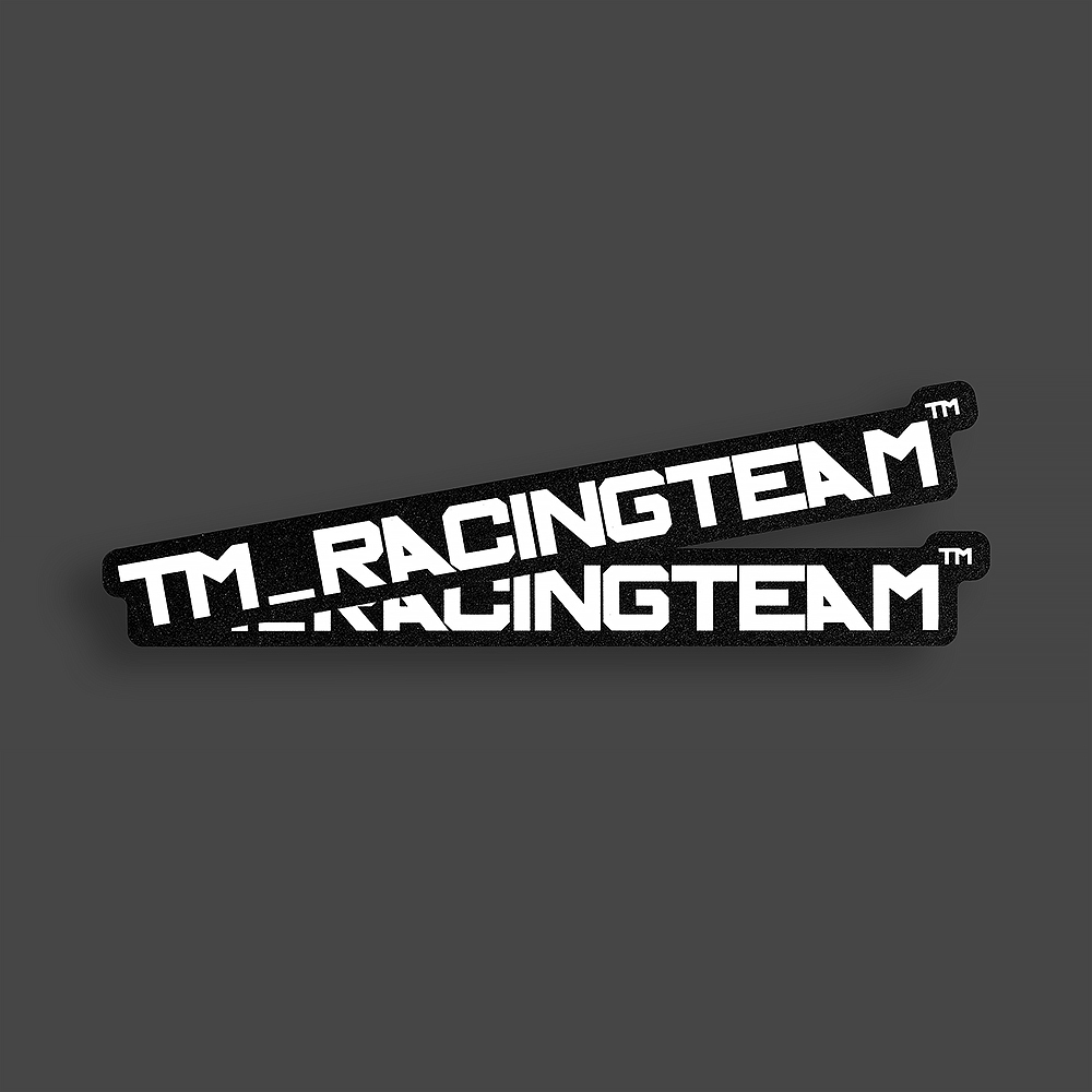 ｜TM_RacingTeam™ 長條文字貼紙｜