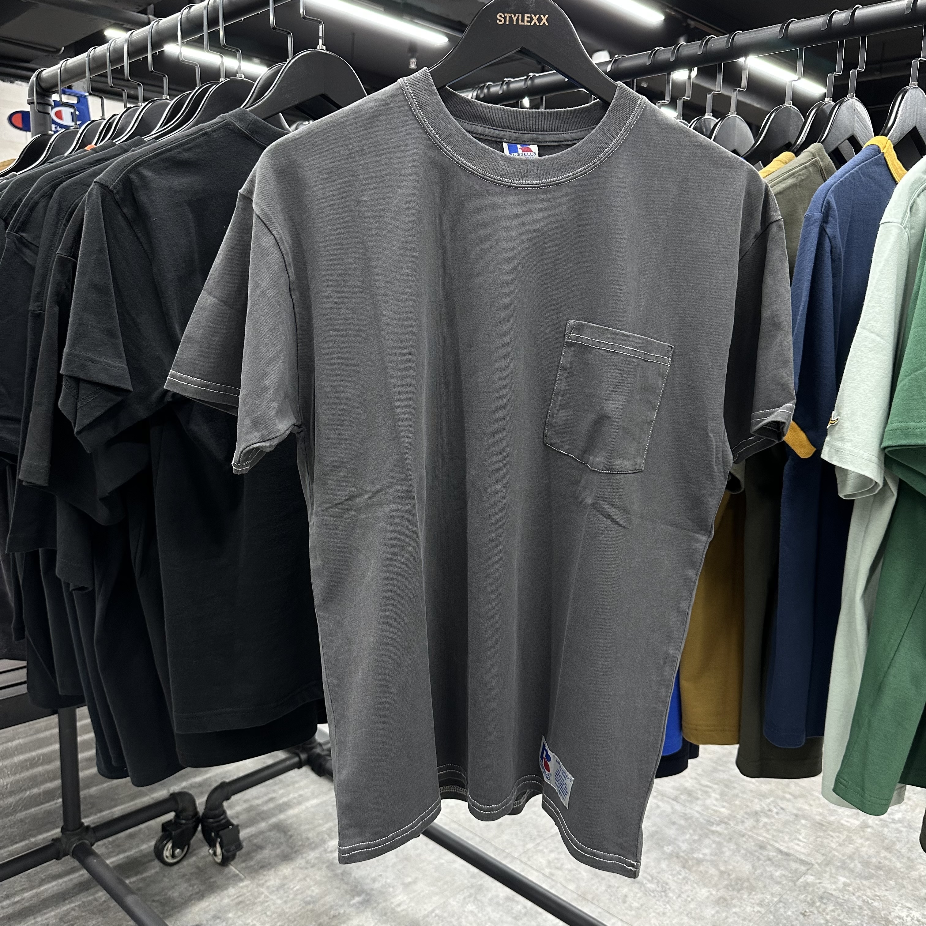 Russell Athletic JP Pigment Dyed Pocket Tee