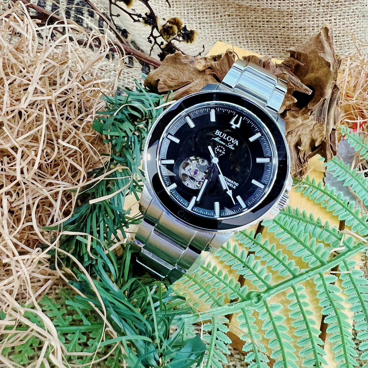 【BULOVA 寶路華】Marine Star 海洋之星機械潛水錶 96A290 45mm 現代鐘錶