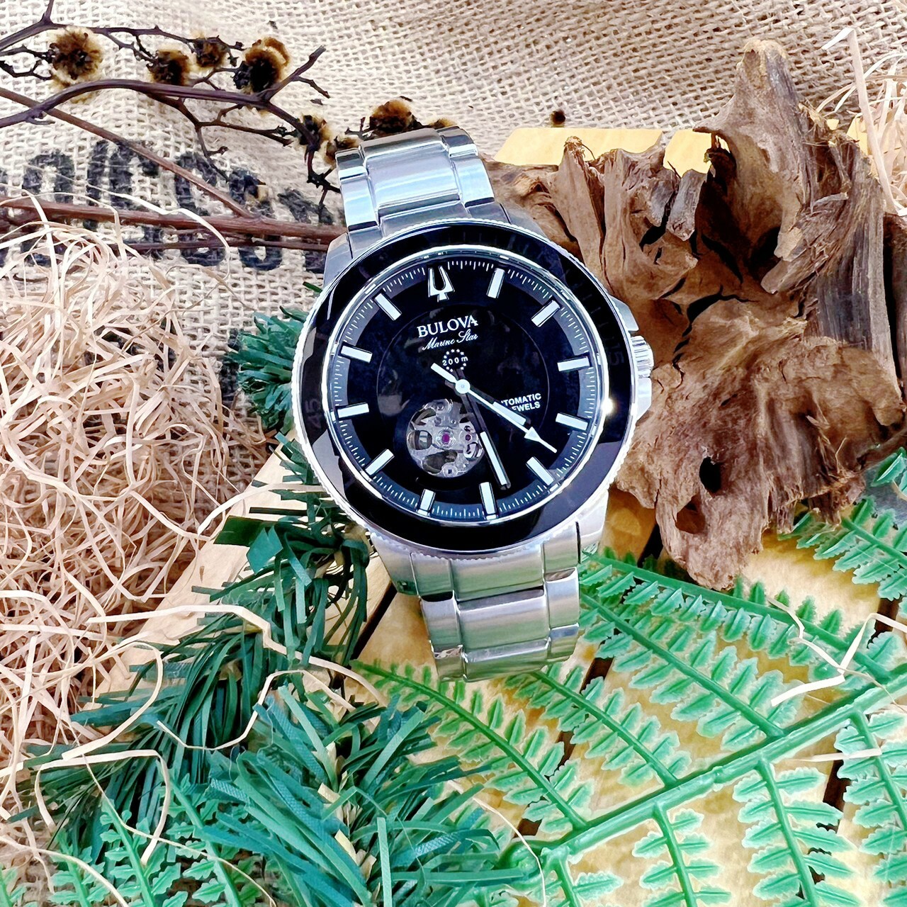 【BULOVA 寶路華】Marine Star 海洋之星機械潛水錶 96A290 45mm 現代鐘錶