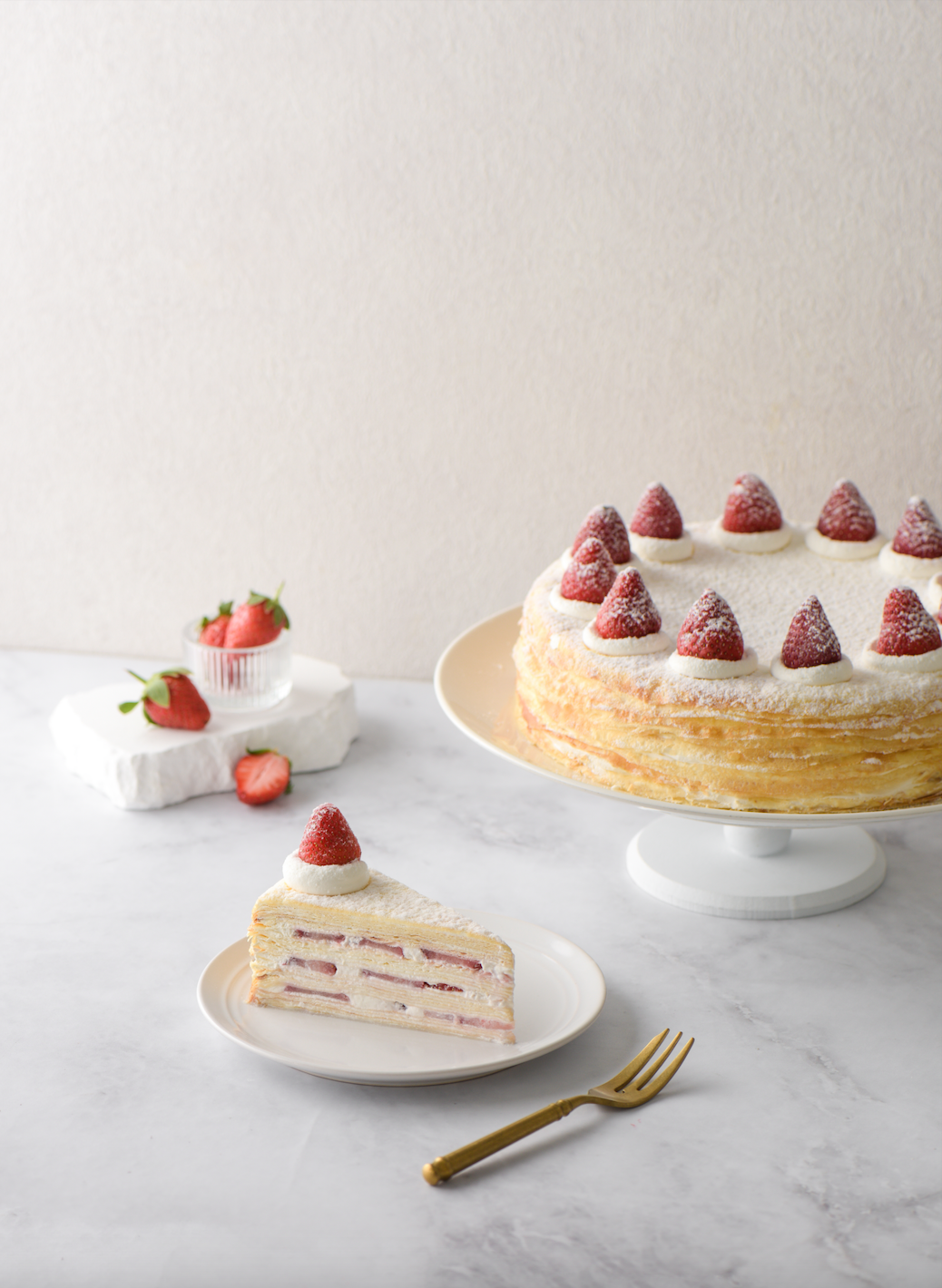 冬季限定 草莓千層