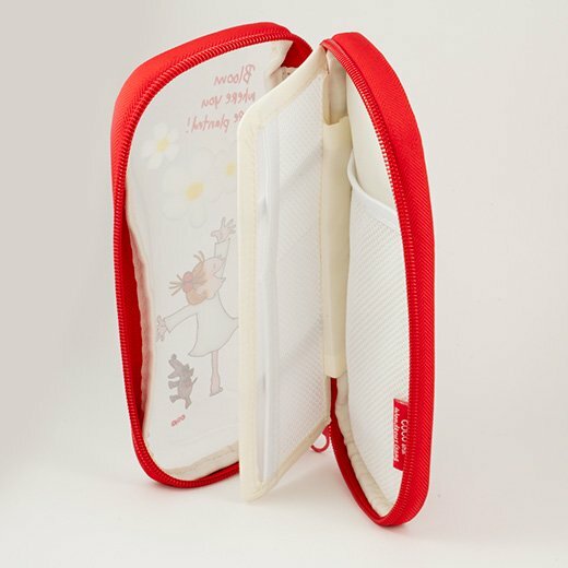 COCO醬_紅色 長型筆袋 Tidy｜COCO and Wondrous Gang 日本