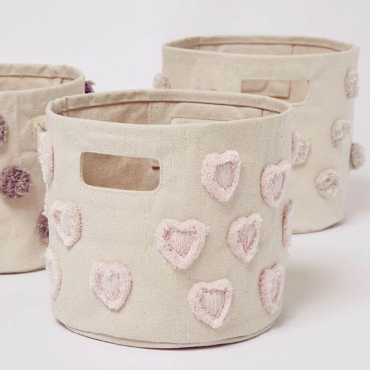 Pehr│Novelty Storage愛心收納籃．Mon Cheri