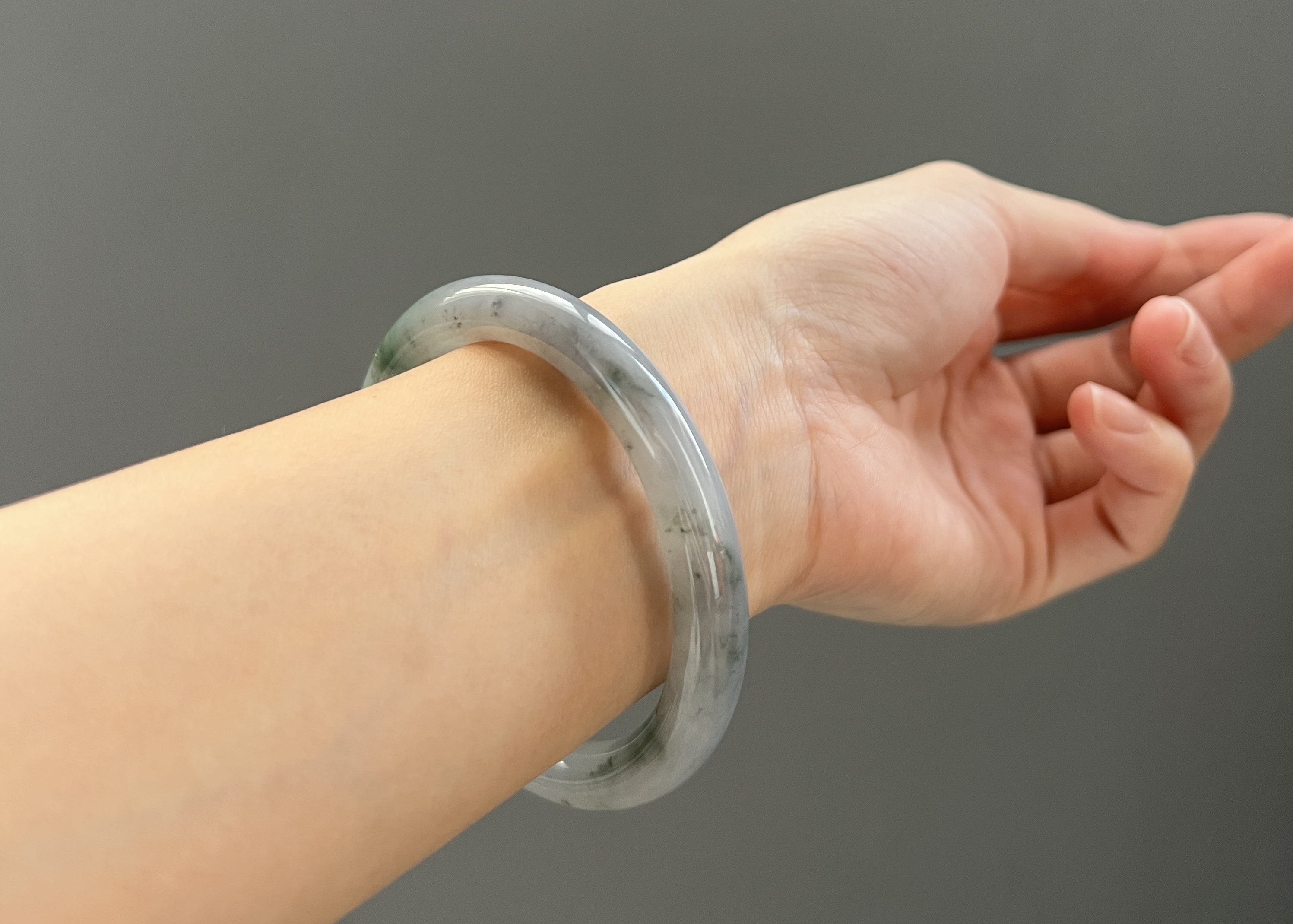 珍藏特色冰種銀柳松花