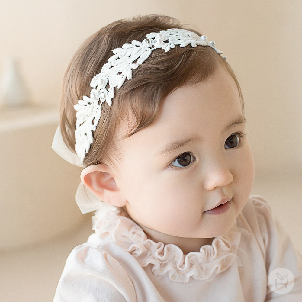 Happy Prince♡Lillian 珍珠閃亮髮帶