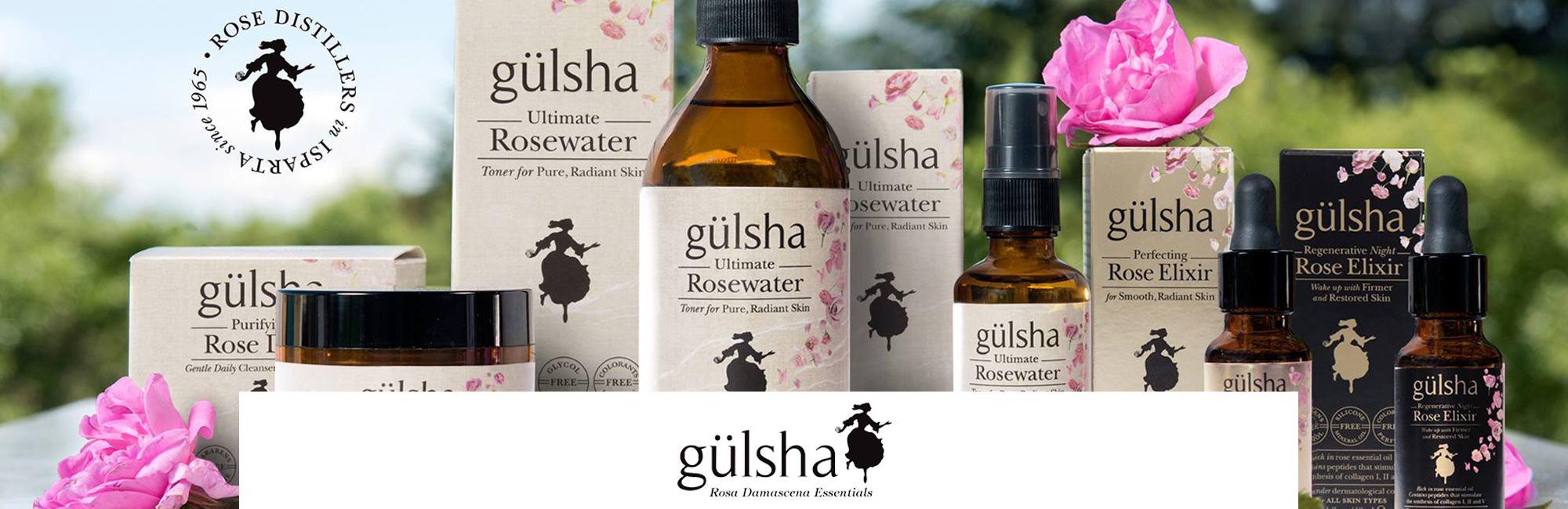 Gulsha 古爾莎晨露玫瑰系列,用上多於30,000片人手採摘的大馬士革玫瑰花瓣傳統蒸餾而成
