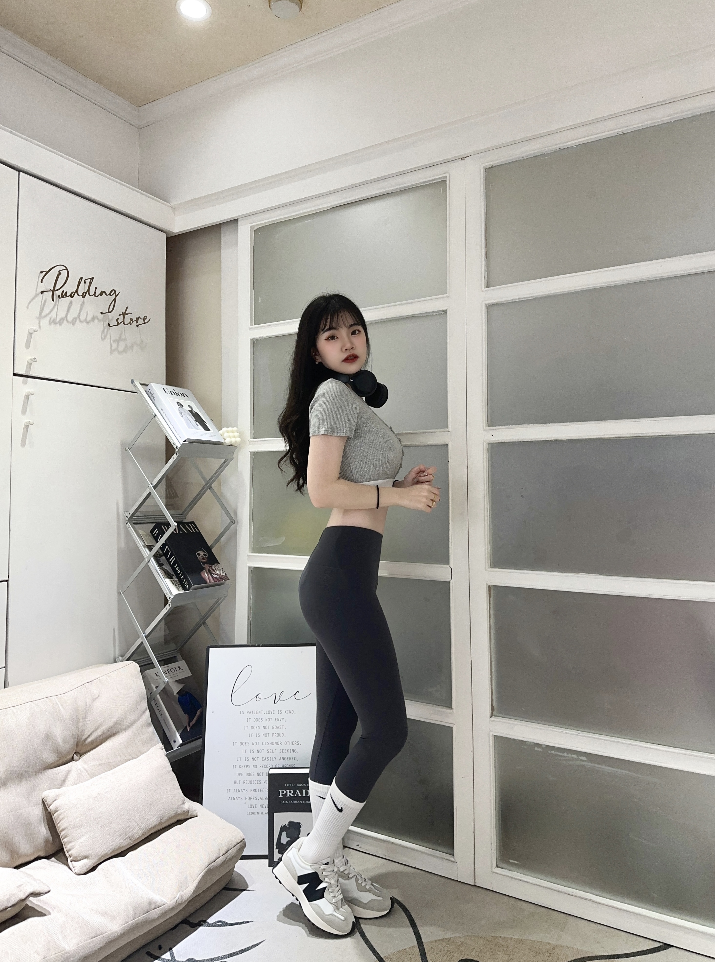 超激瘦女神💓無痕冰絲鯊魚褲