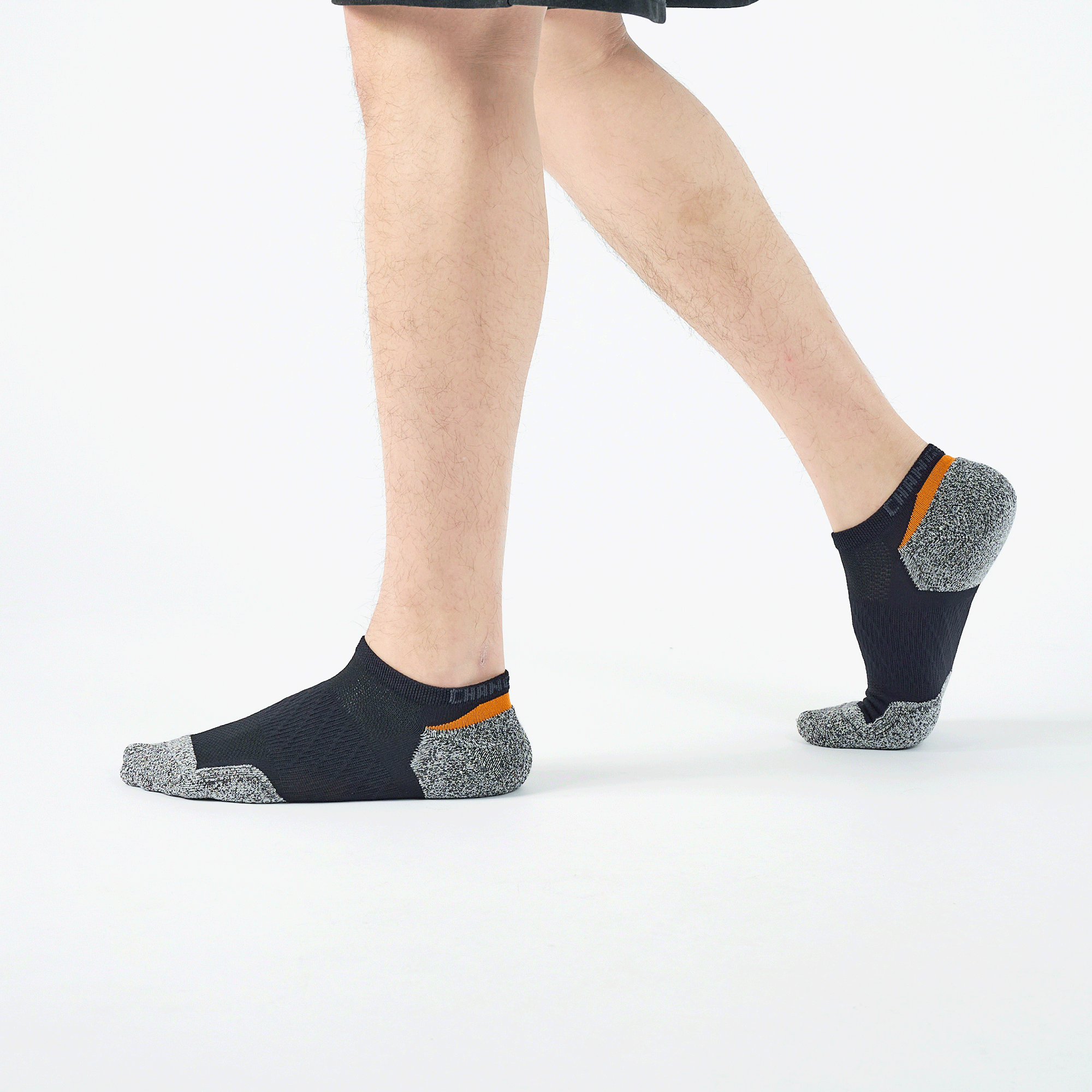 COOLMAX抗菌運動踝襪〈黑〉