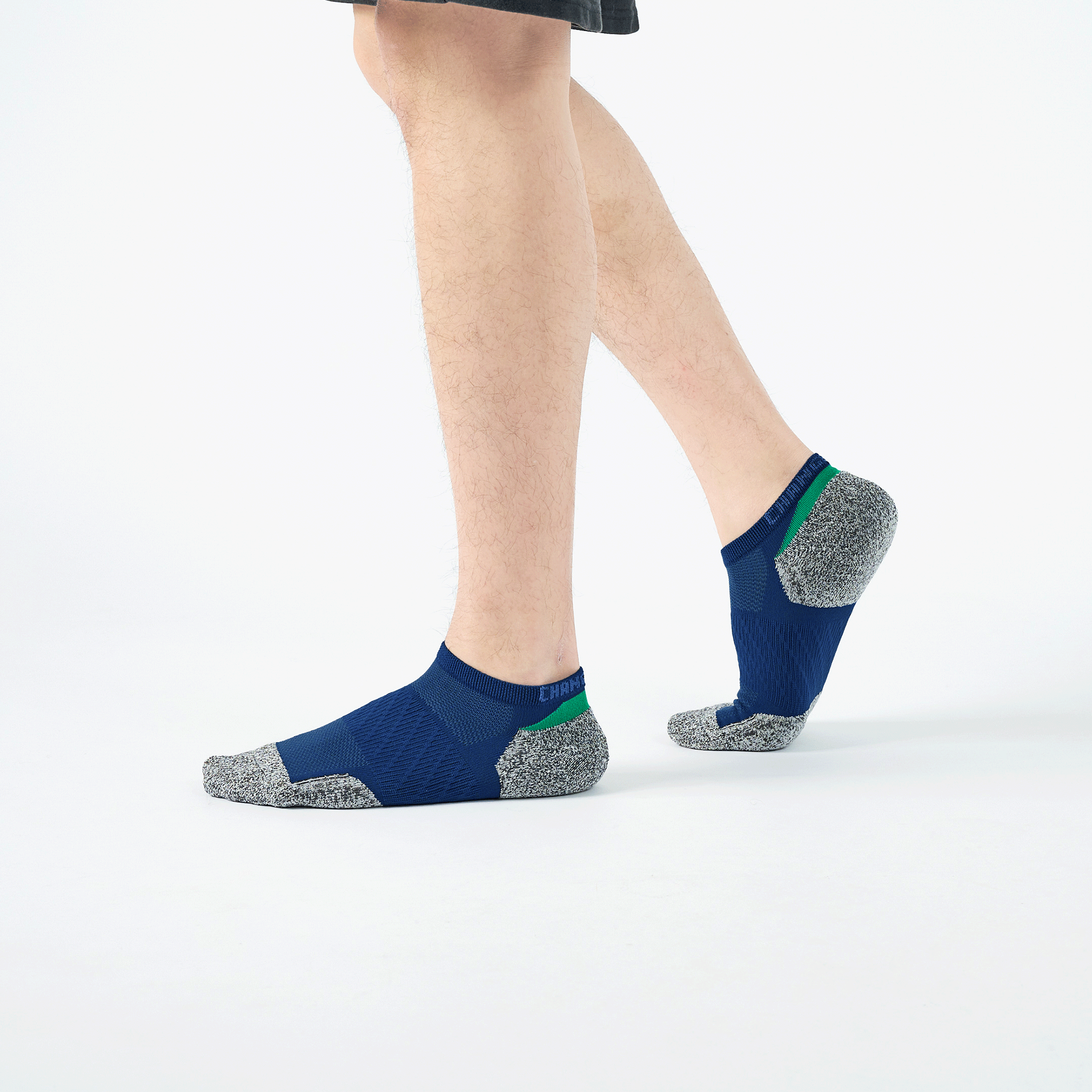 COOLMAX抗菌運動踝襪〈藍〉