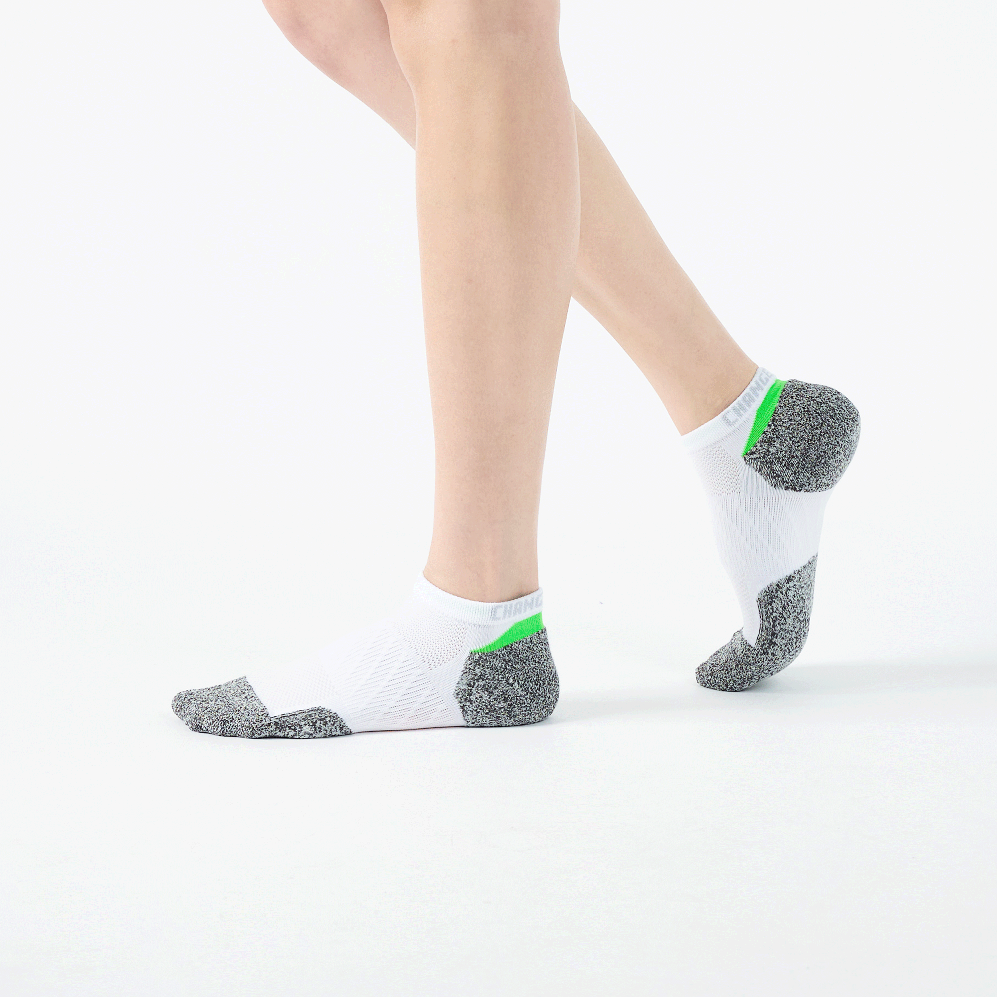 COOLMAX抗菌運動踝襪〈白〉