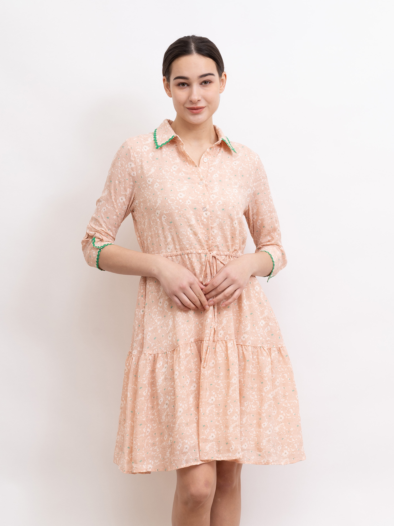 mi-tu 印花恤衫連身裙