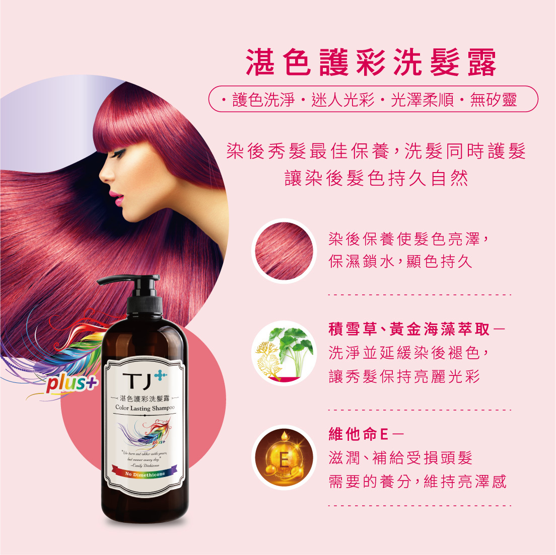 TJ PLUS 湛色護彩洗髮露-950ml