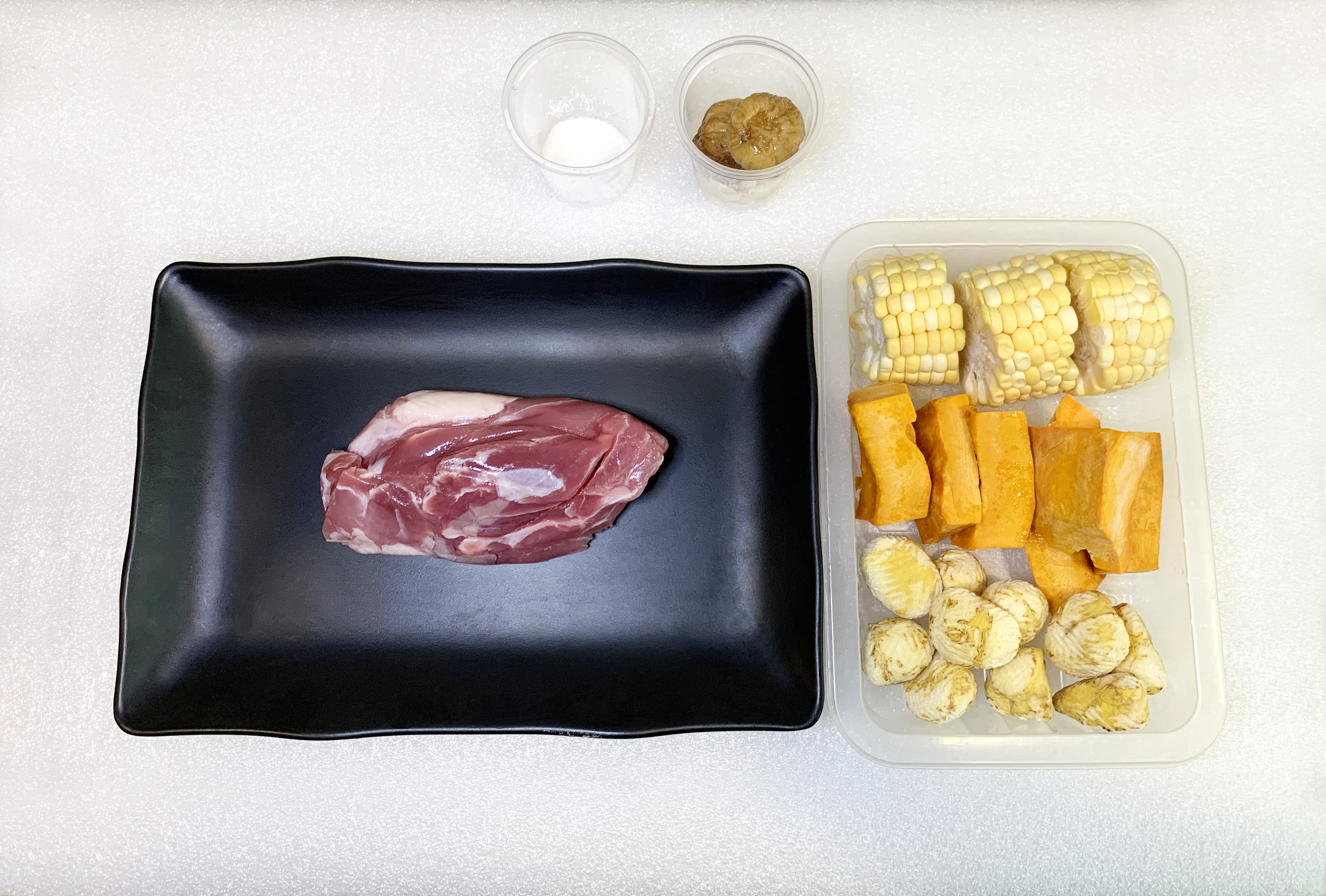 餸菜包：南瓜栗子粟米豬展湯