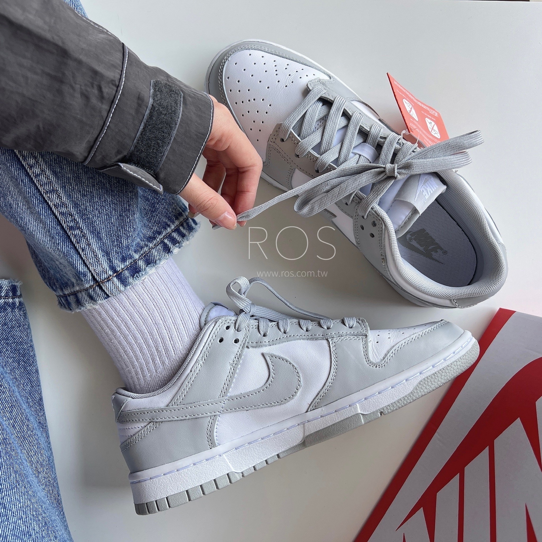Nike Dunk Low 灰白 (男款)