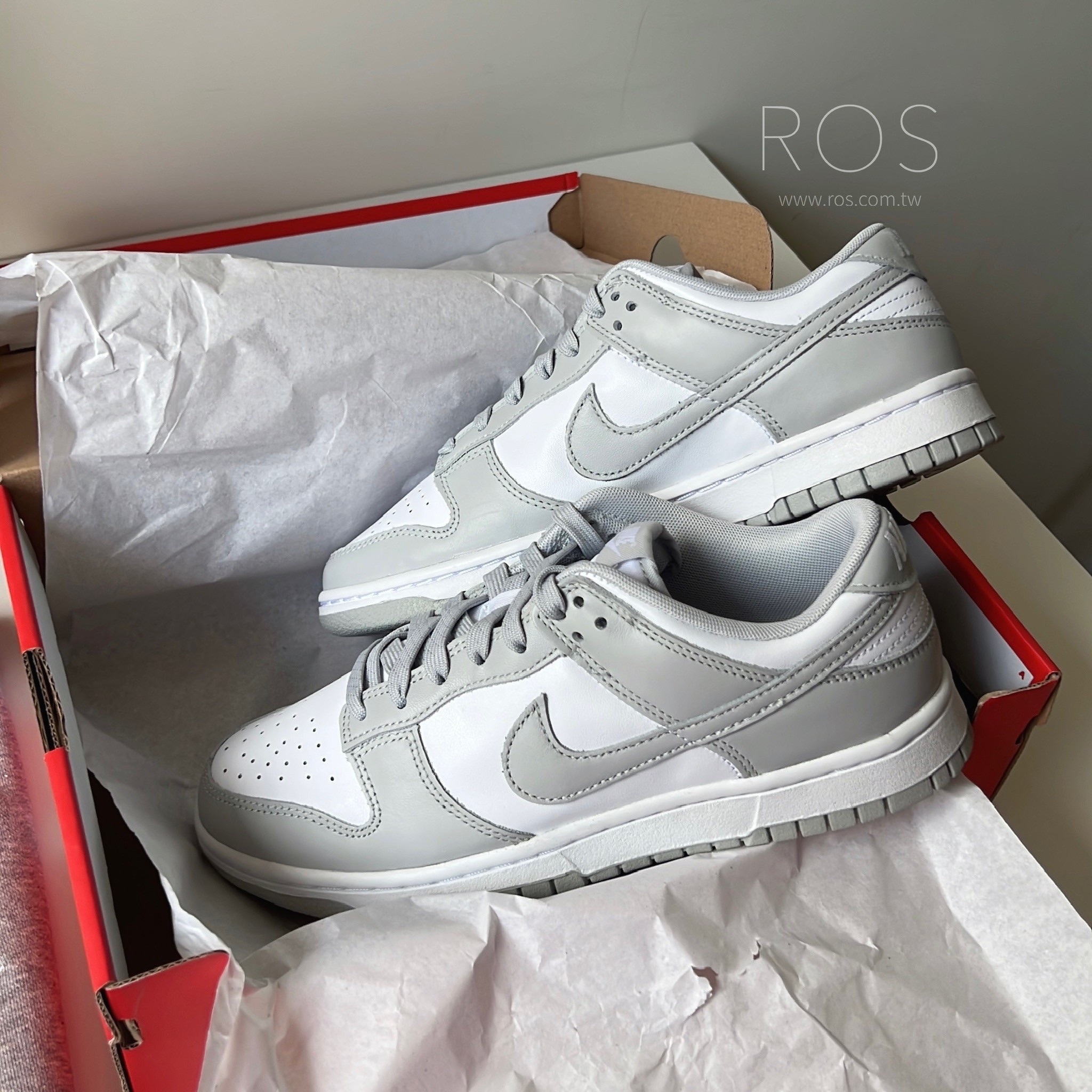 Nike Dunk Low 灰白 (男款)