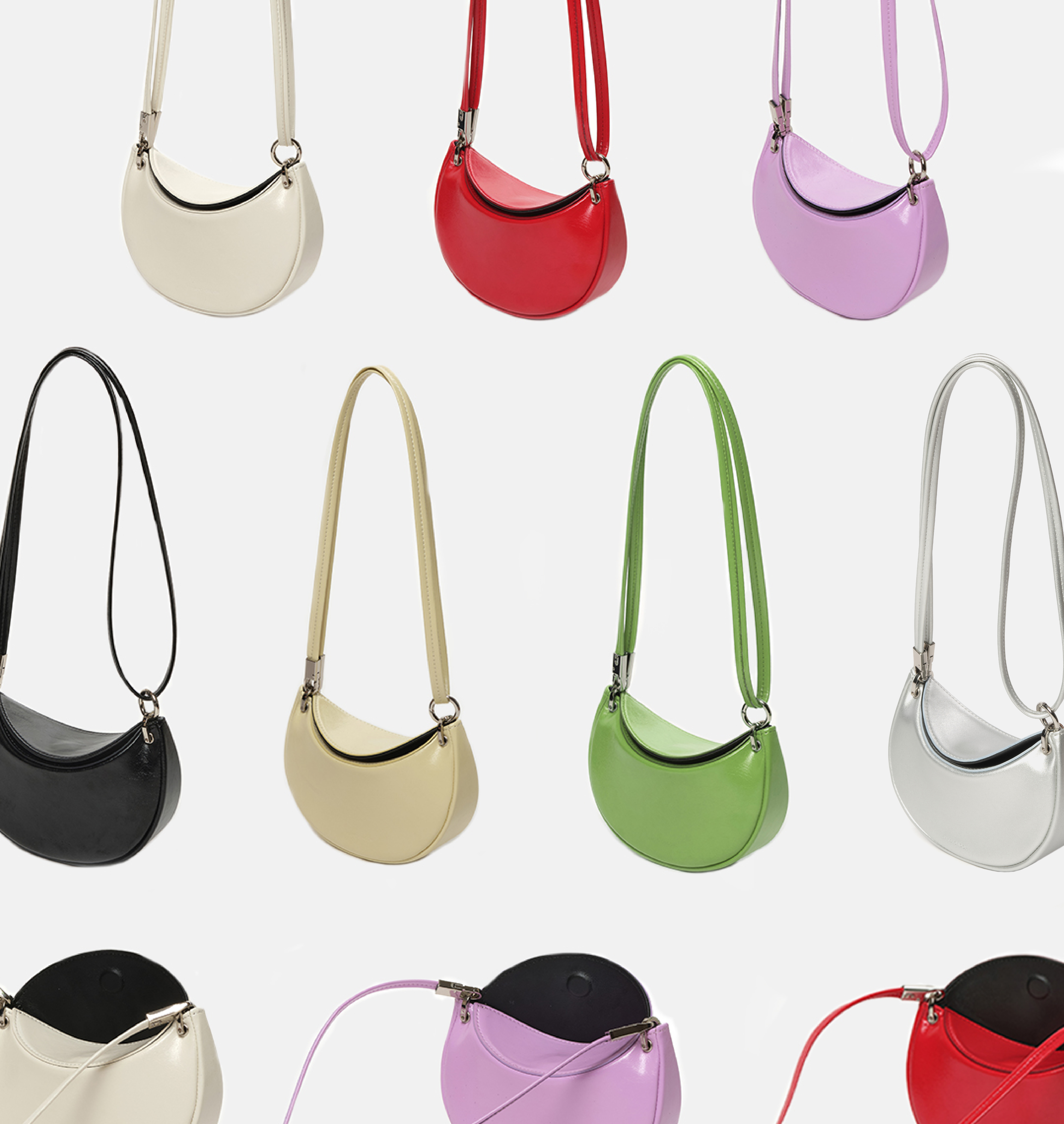 Strap Bun Bag M lambskin