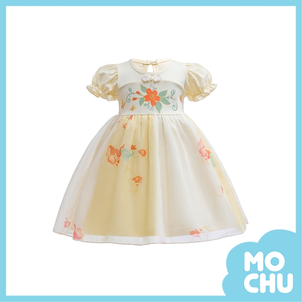 優雅花朵公主蓬蓬裙