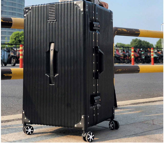 ▲32吋【運動風鋁框】行李箱 加寬加厚設計❄️