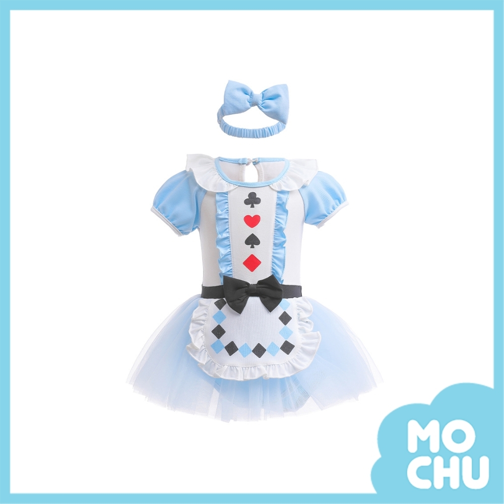 撲克牌世界公主包屁裙(含髮帶)