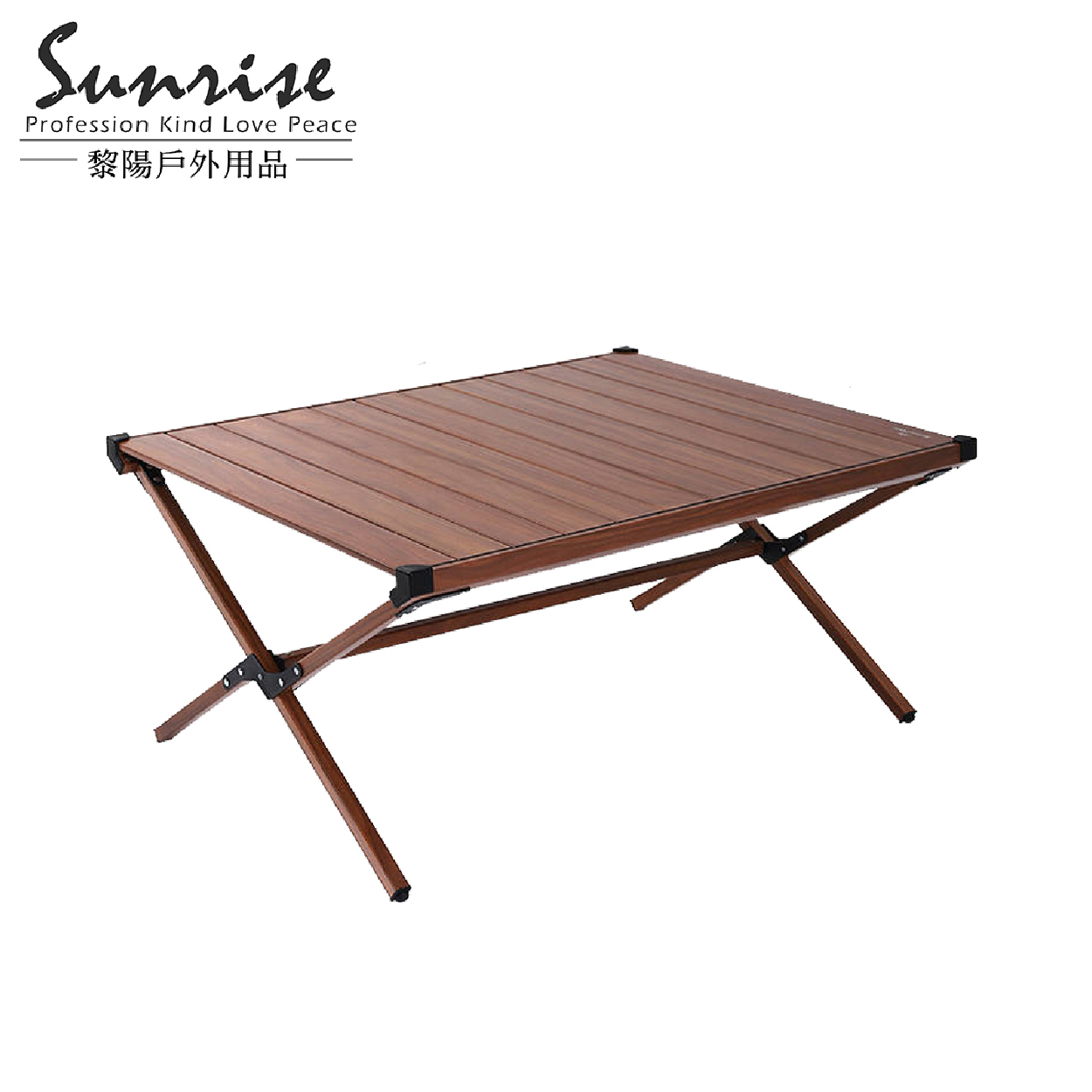 木紋鋁合金蛋捲桌 摺疊桌/折疊桌/休閒桌/露營桌 54CBZAT2060