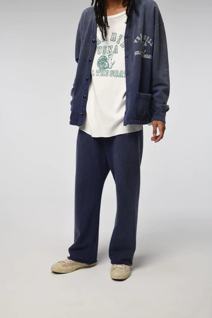 BOW WOW - BILL THE GOAT SWEAT PANTS / NAVY BLUE AGING