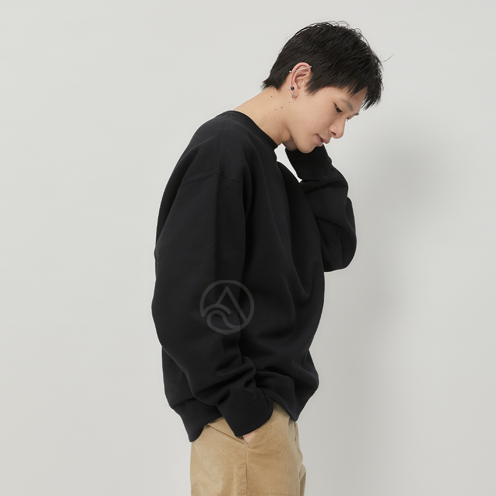 Nike SOLO SWSH FLC CRW 男 黑色 大學T 休閒 衛衣 長袖 上衣 DX1362-010