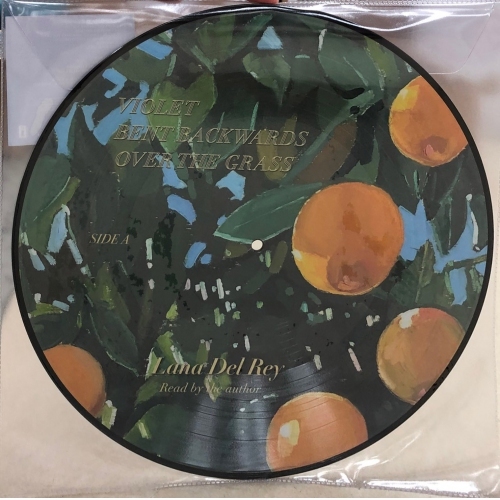 Lana Del Rey - 創作詩集 VIOLET BENT BACKWARDS OVER THE GRASS (圖案膠)(LP) vinyl