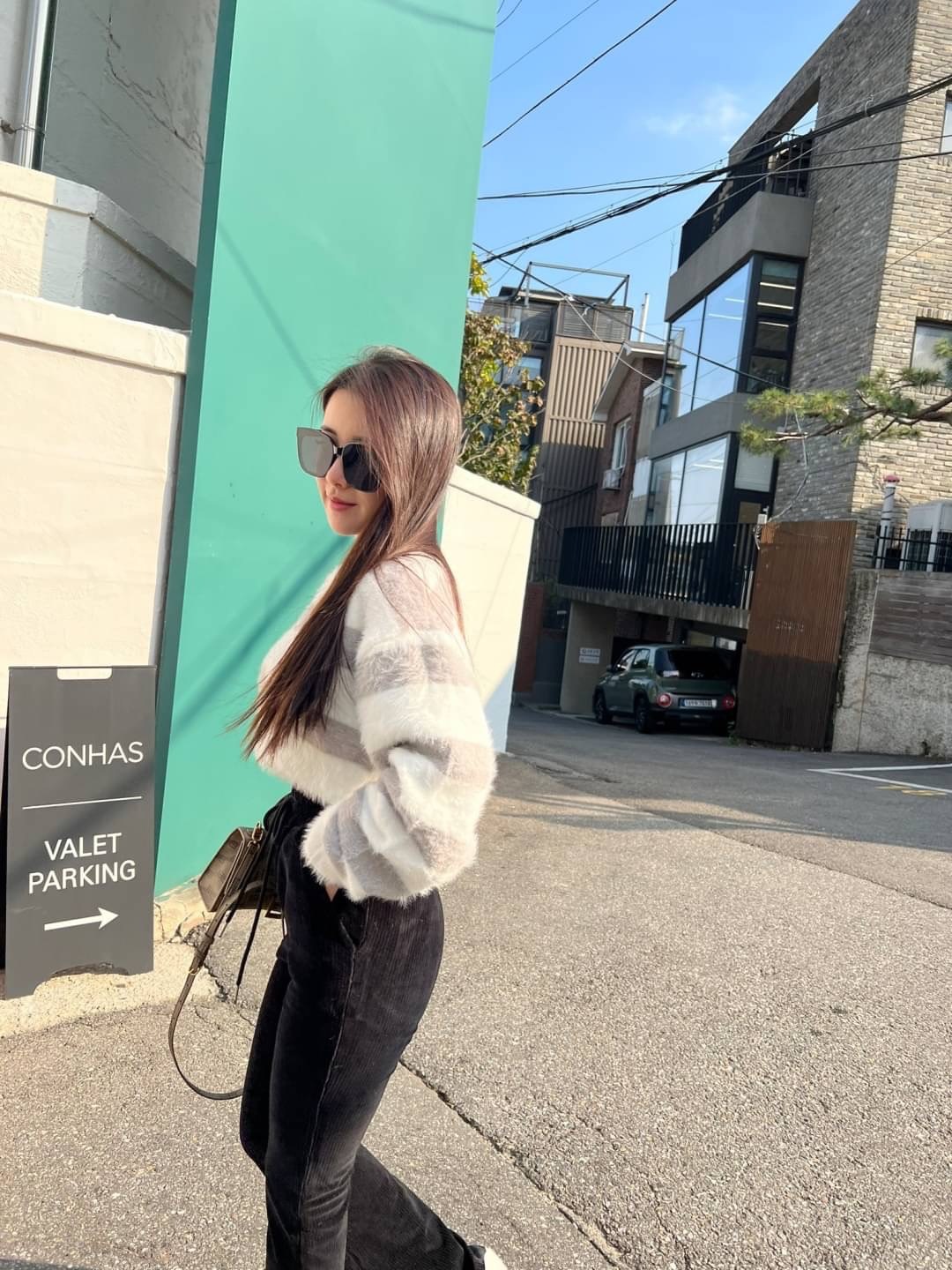 正韓短版條紋上衣|現貨商品