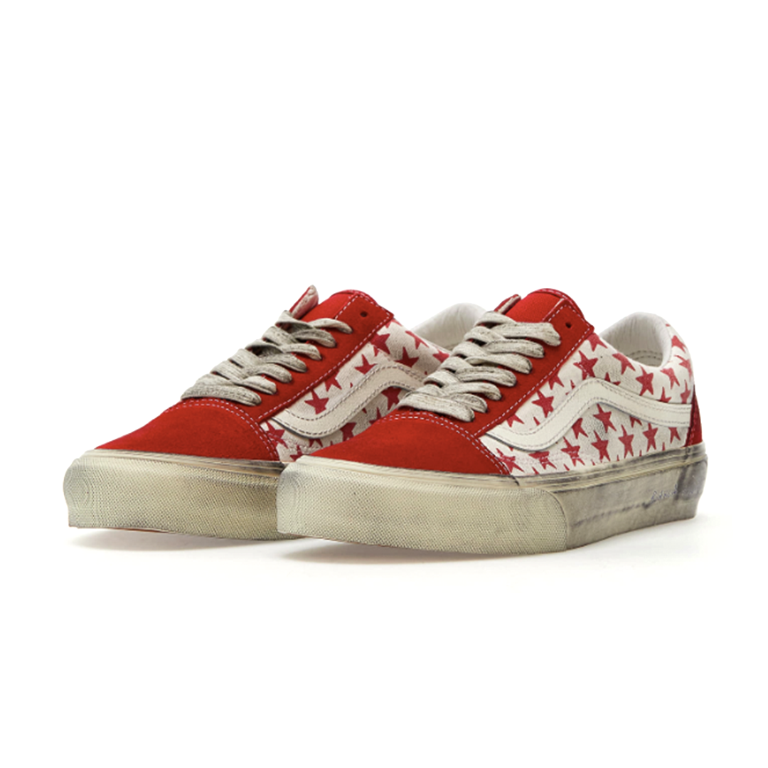 Vans Vault X Bianca Chandon Old Skool VLT LX 紅色作舊棋盤格