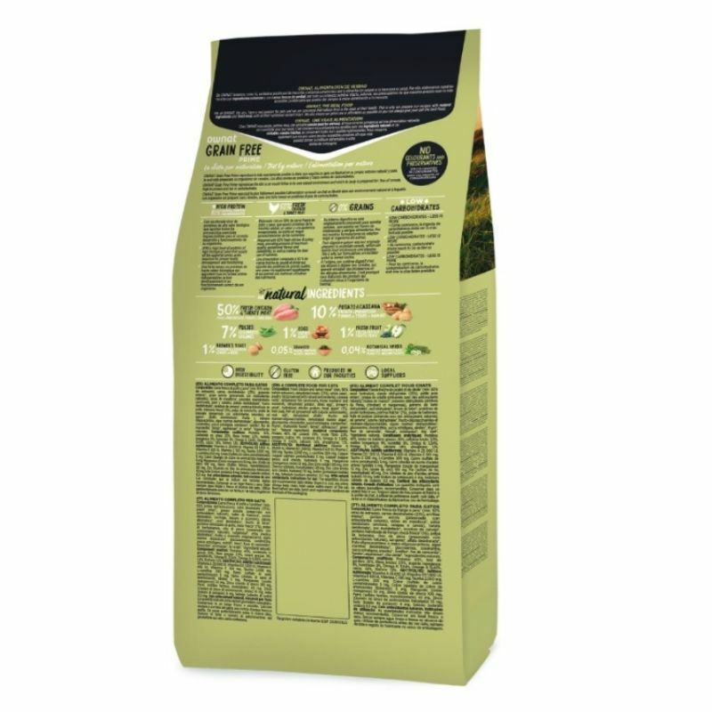 OWNAT [全齡貓] 易消化配方 - 放牧雞肉與火雞 貓乾糧 1KG/3KG