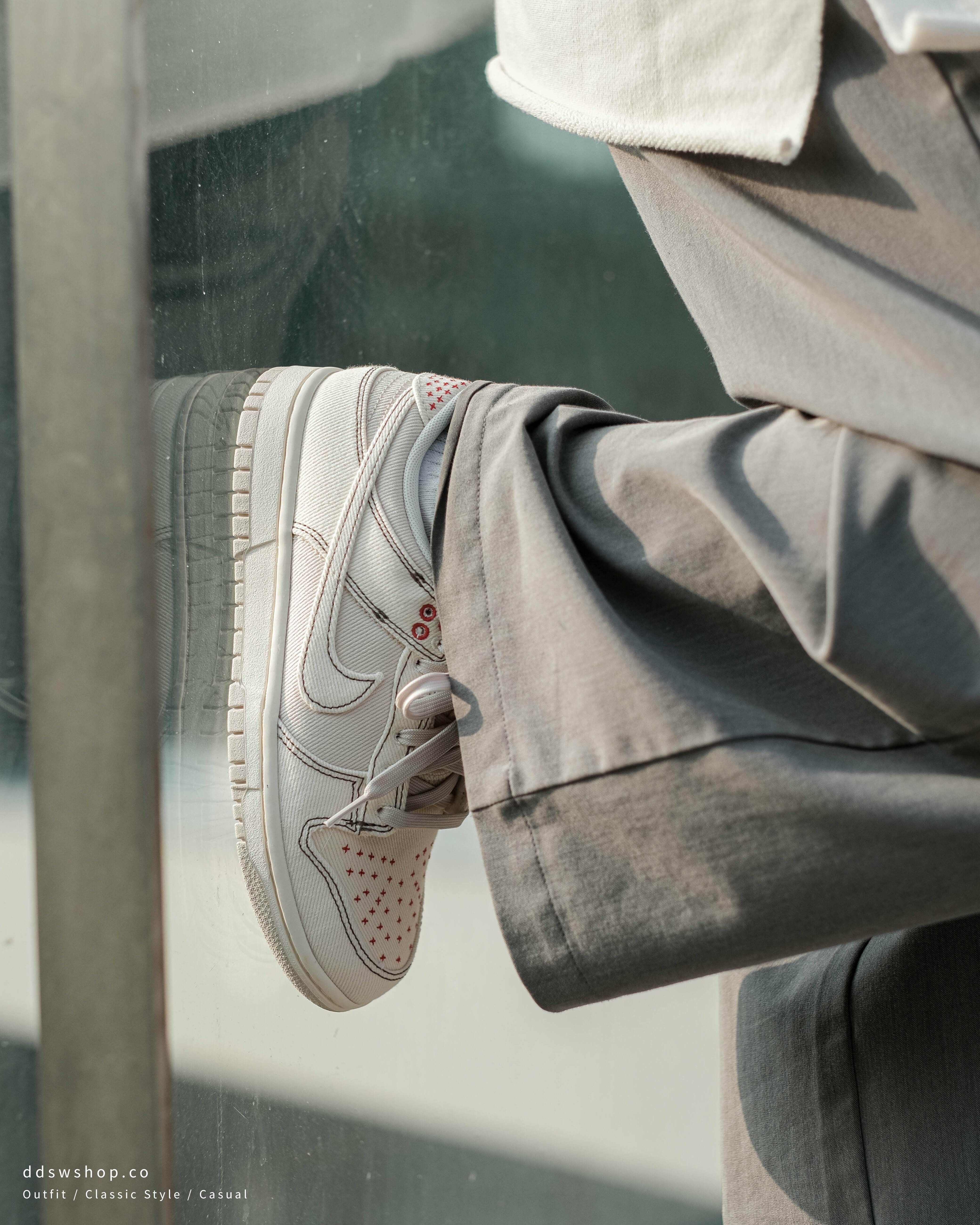 Nike Dunk Low "Light Orewood Brown" 牛仔白 米色 骨白 帆布 DV0834-100