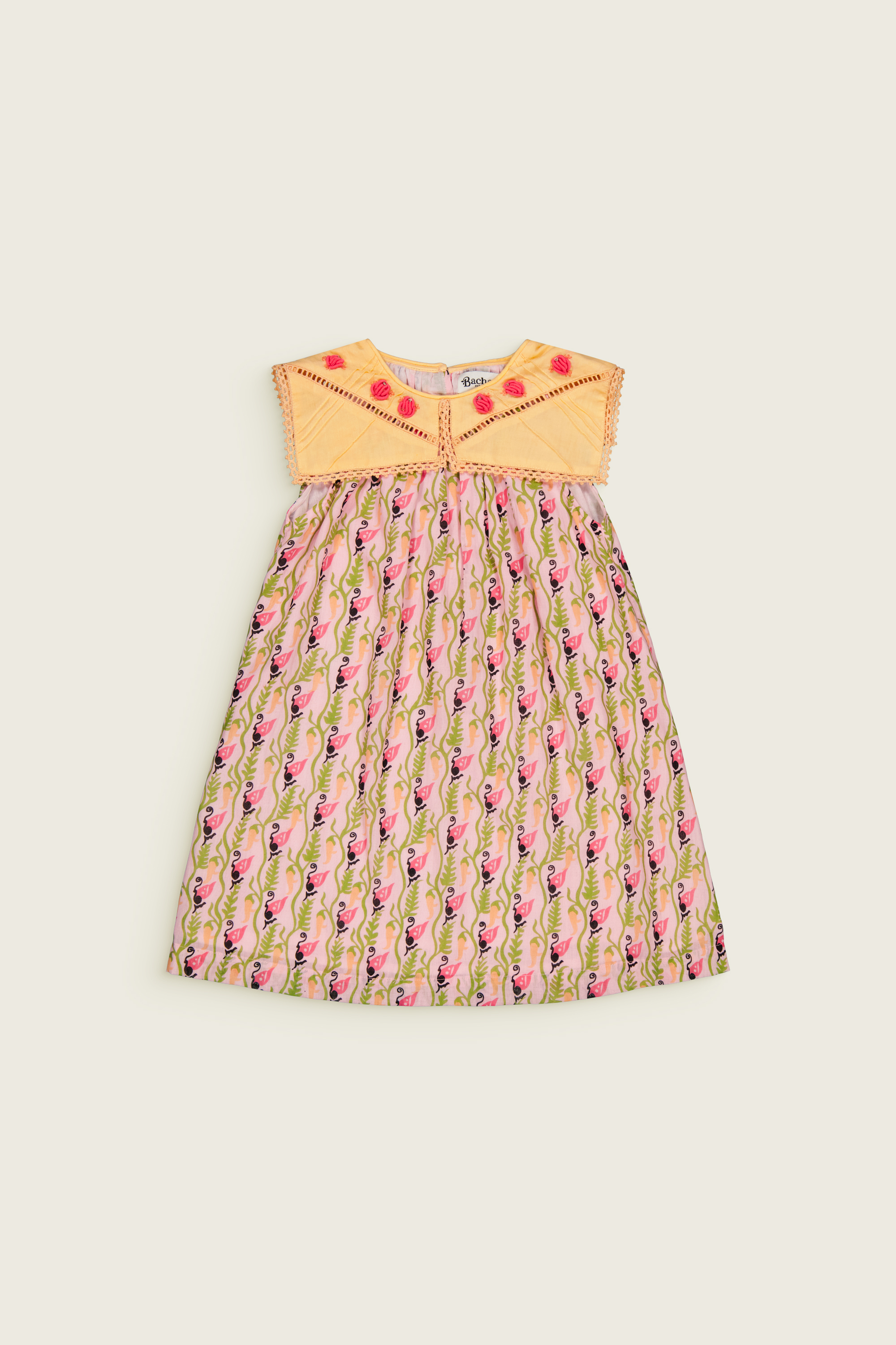 BACHAĀ - Malaga Dress in Butterfly Print