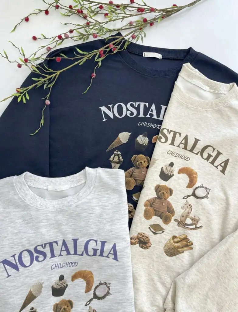 KR NOSTALGIA SWEATSHIRT 3 COLORS