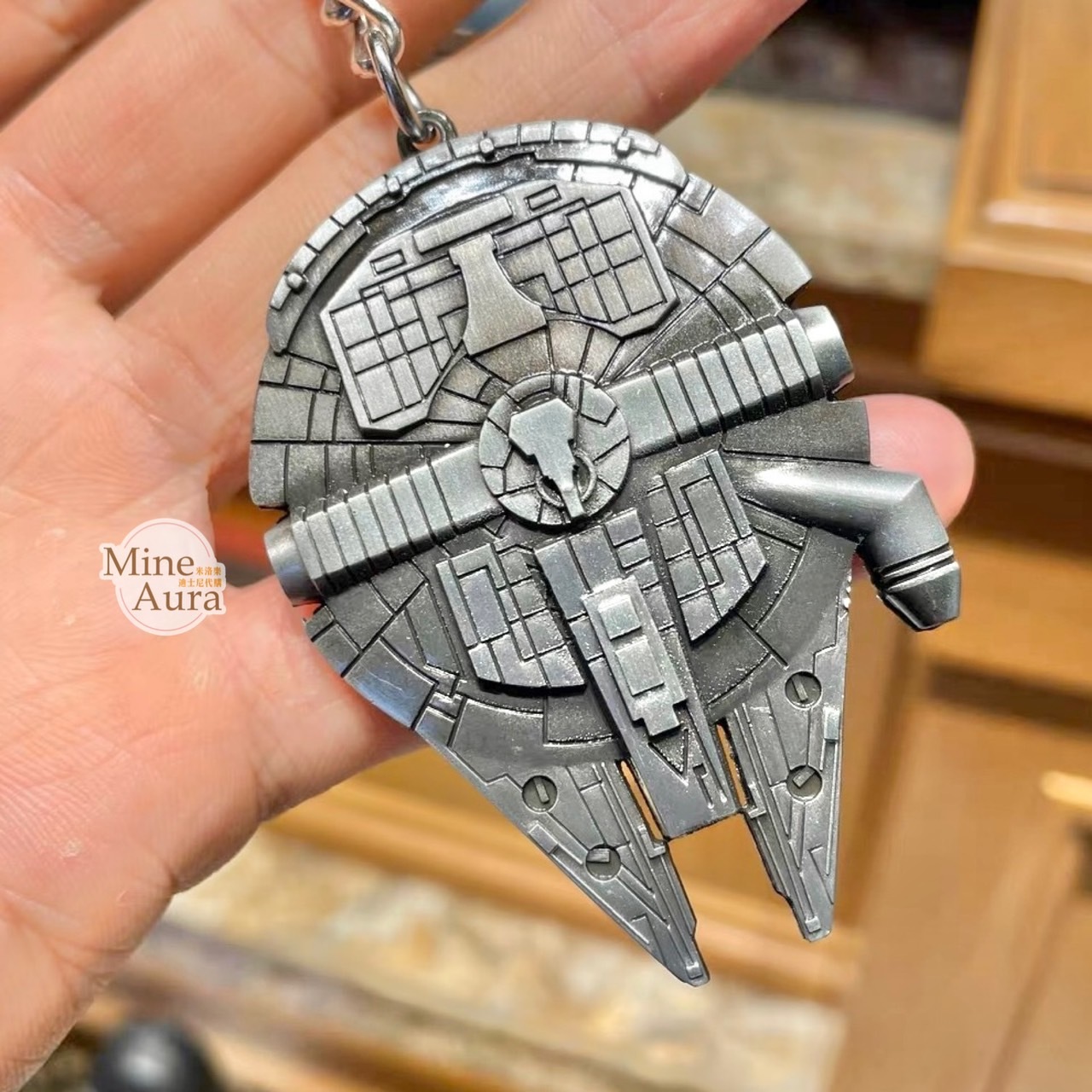 星際大戰 Star Wars 千年隼飛船 造型 鑰匙圈 吊飾 -上海迪士尼樂園