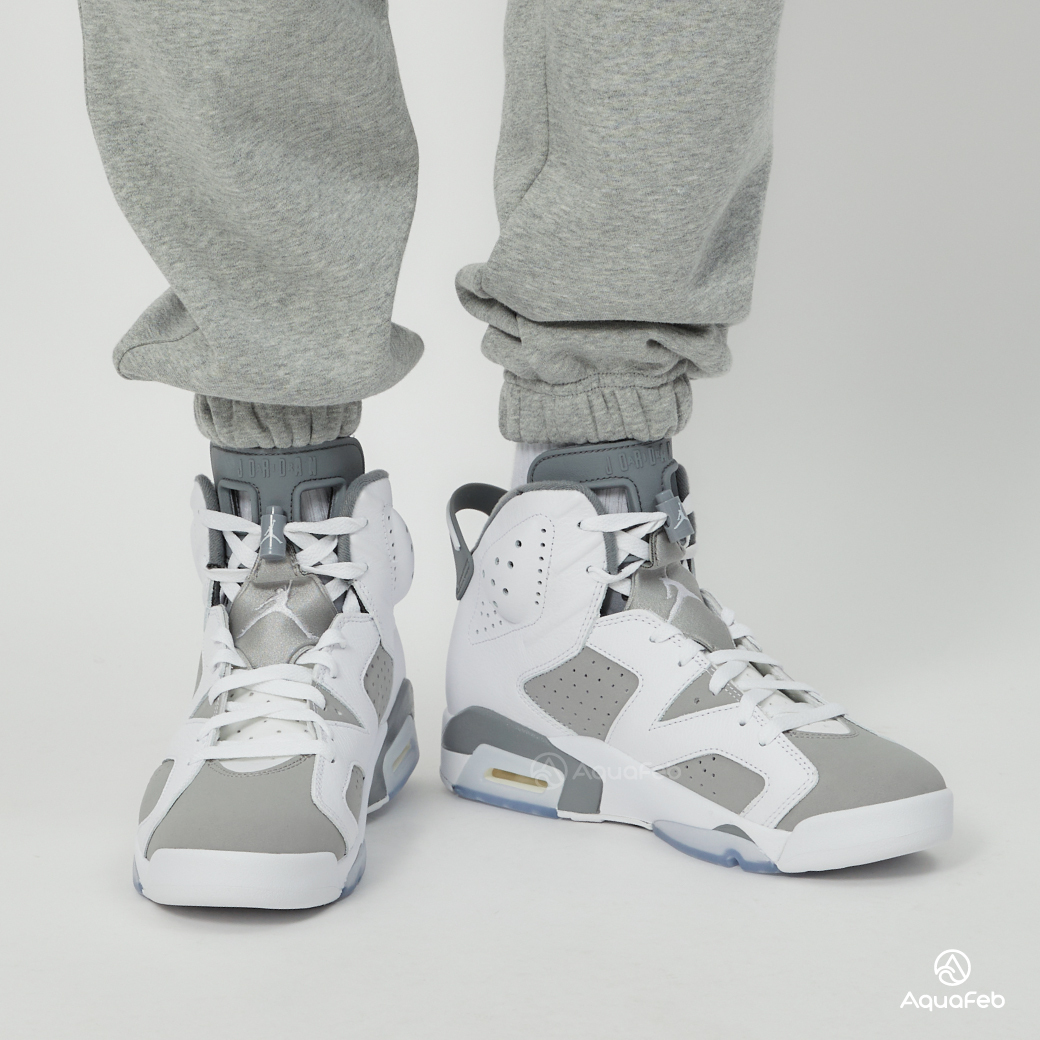 Nike Jordan 6 Retro Cool Grey 男白灰經典喬丹運動休閒鞋CT85...