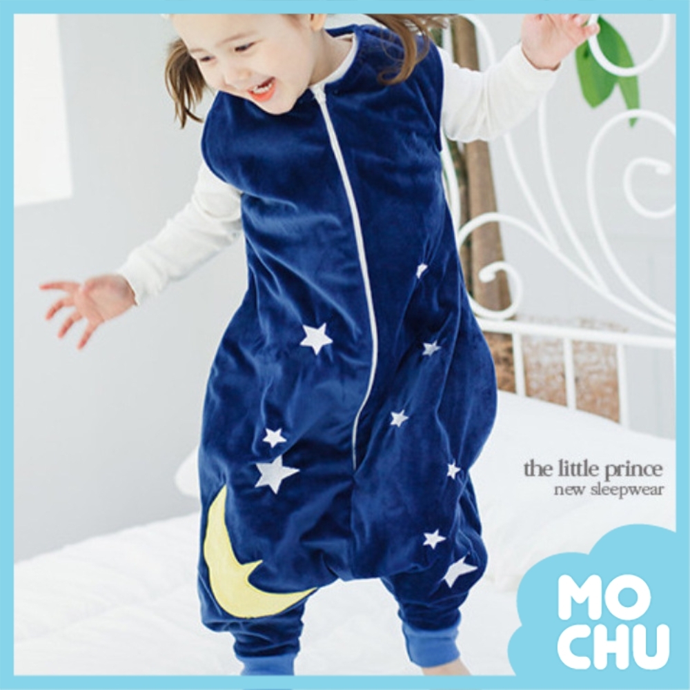 星星月亮分腿防踢被