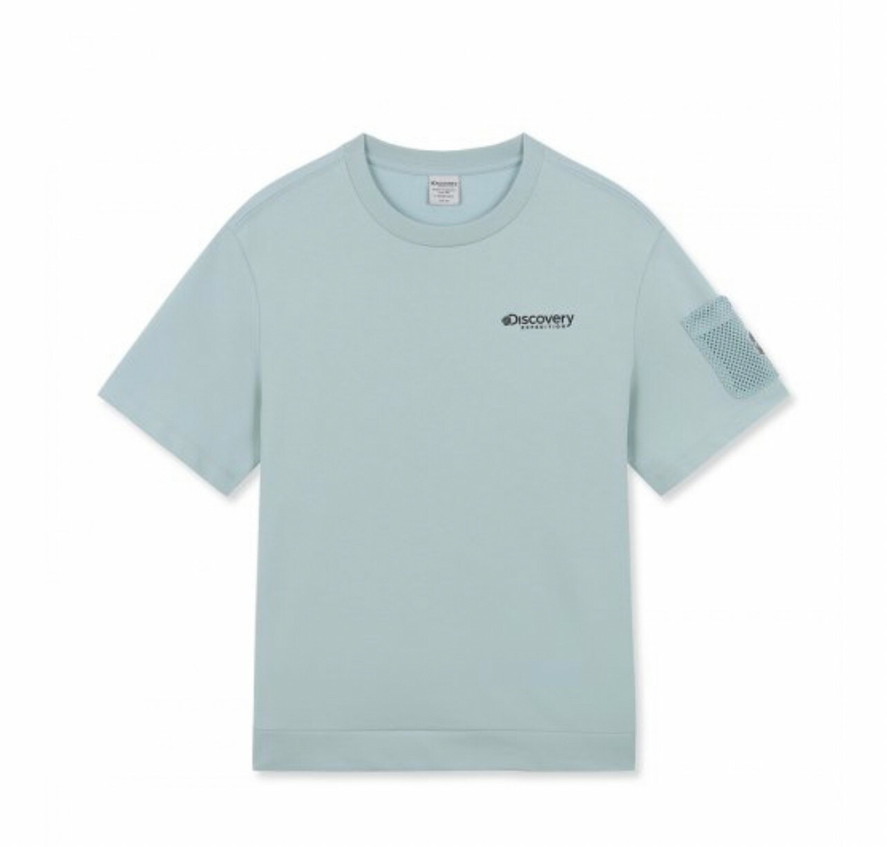 韓國代購 Discovery Expedition 輕質工裝口袋訓練短袖運動衫 春夏款 綠 MAR-