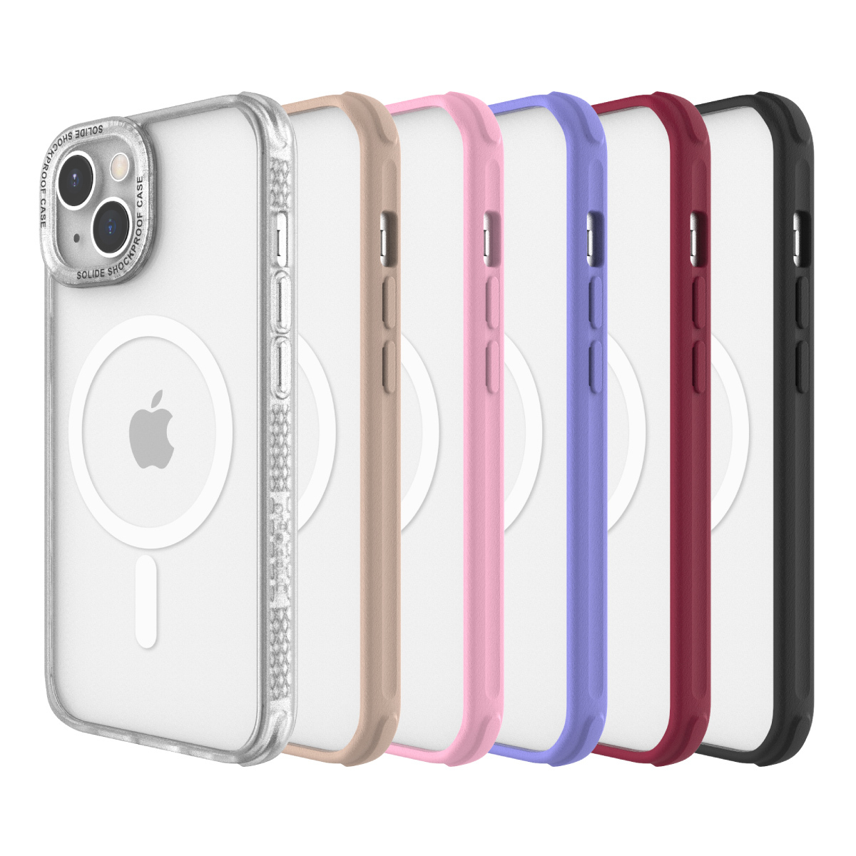 iPhone 14 / 13 共用 SOPURE 極透殼 特強磁吸MagSafe抗菌防摔殼