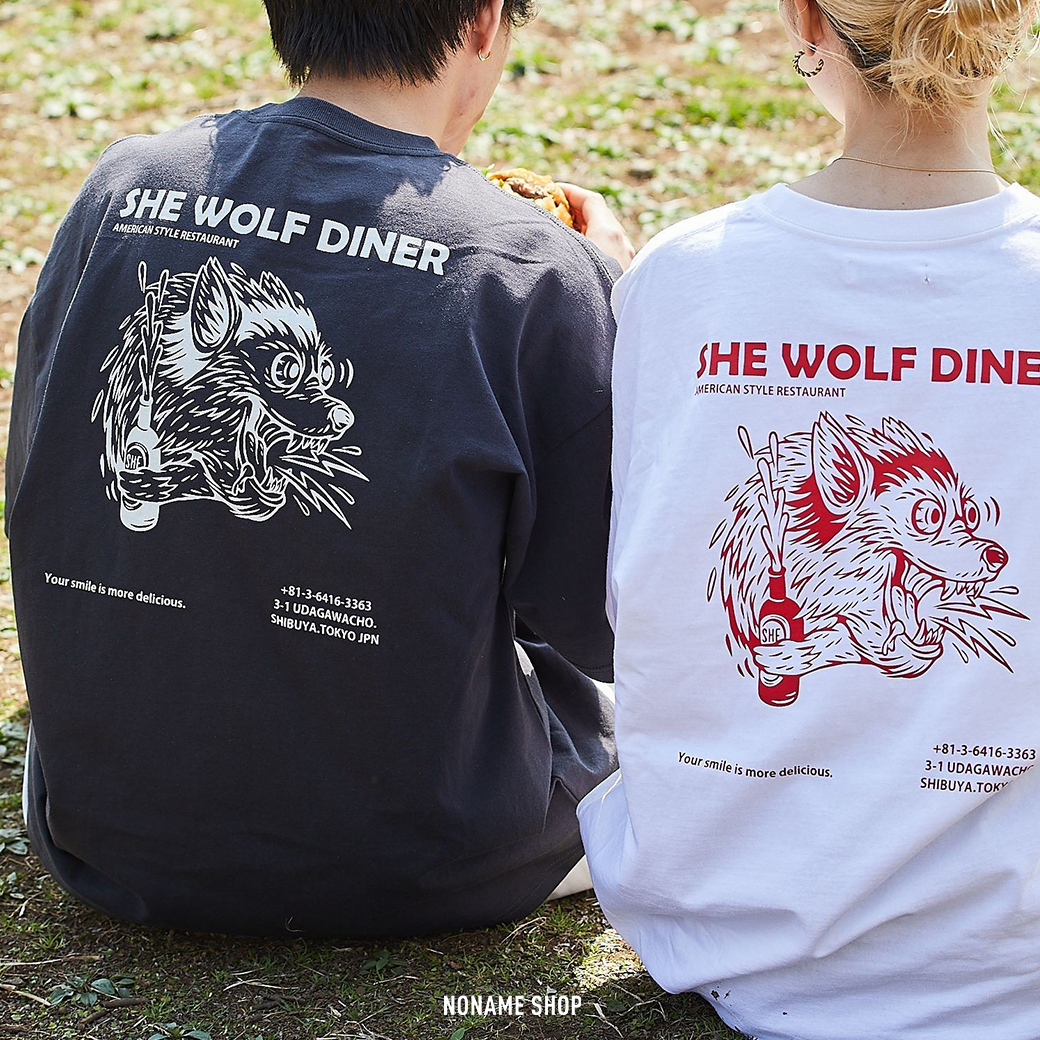 <期間限定> SHE WOLF DINER x FREAK'S STORE 聯名 短T 四色 (男款)