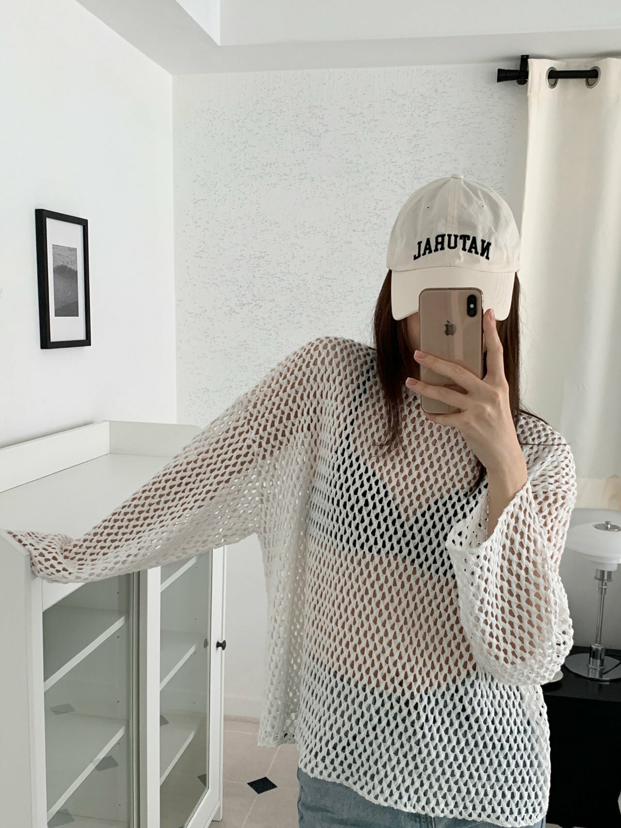 Heaven鏤空長袖T恤