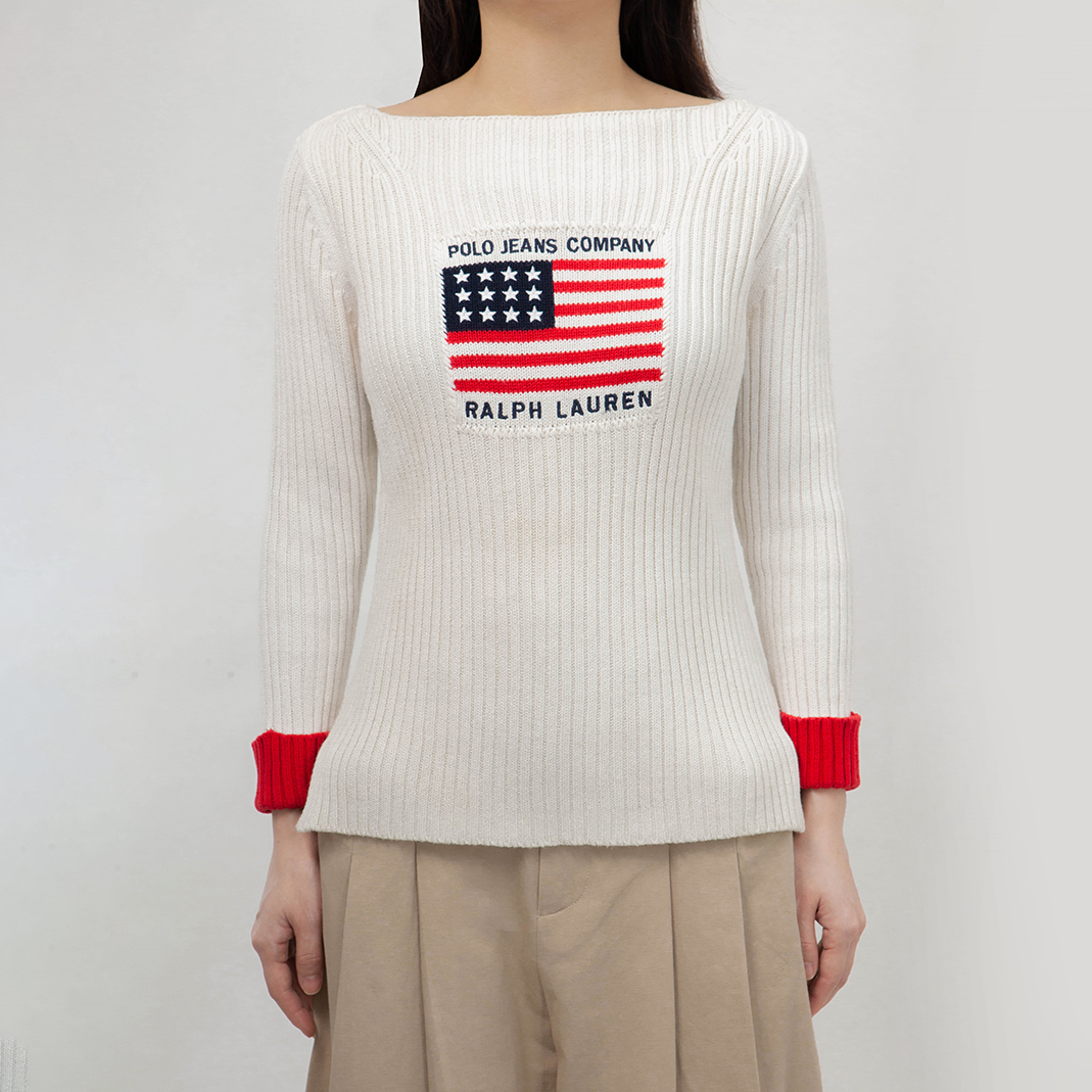 VINTAGE POLO PULLOVER SWEATER