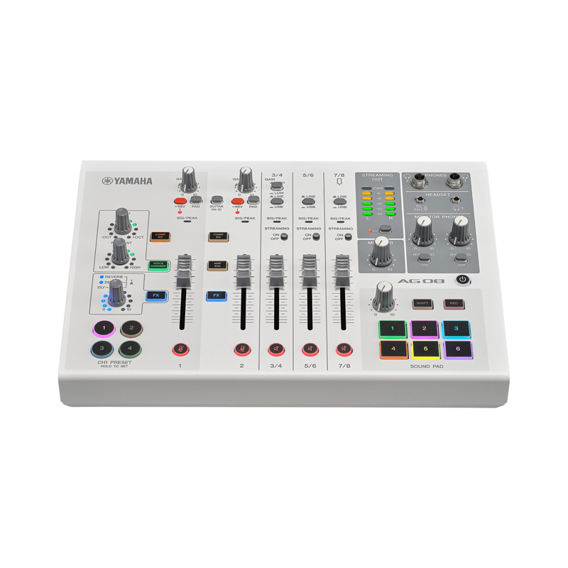 YAMAHA AG08 錄音介面 白