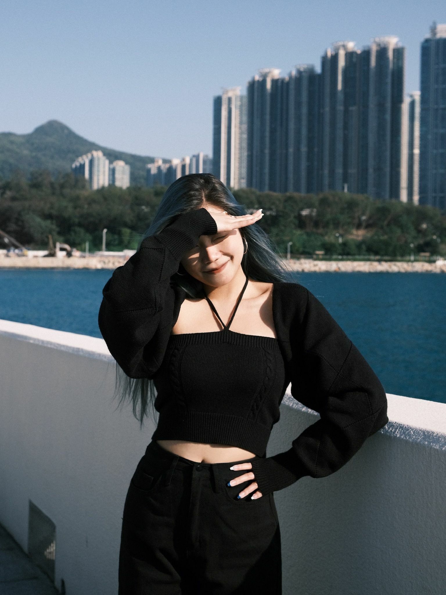 Attic set ♡ 兩件套~小性感菱格掛頸set  // 兩色入