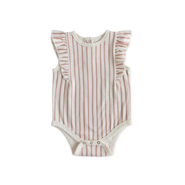 Pehr-荷葉邊短袖包屁衣(Peony)