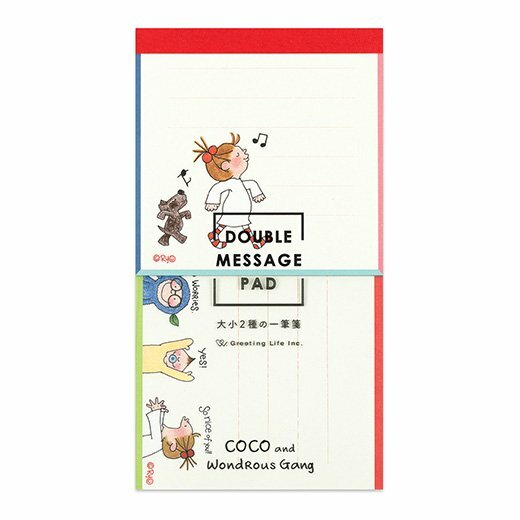 COCO與朋友 2種尺寸一筆箋｜COCO and Wondrous Gang 日本Greeting Life