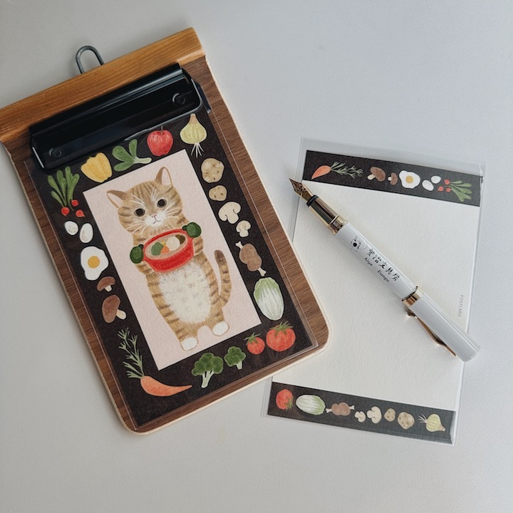 曼赤肯貓 貓咪繪本明信片｜日本 4legs