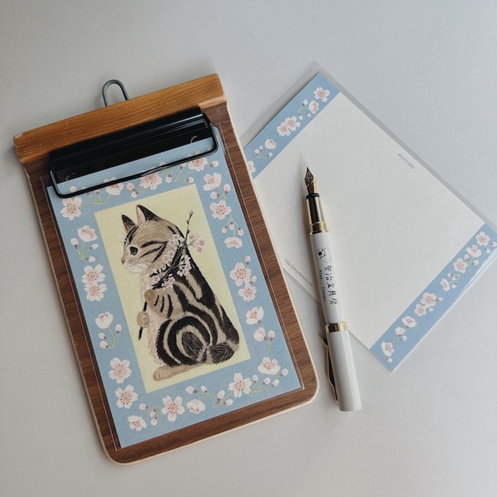 美國短毛貓 貓咪繪本明信片｜日本 4legs