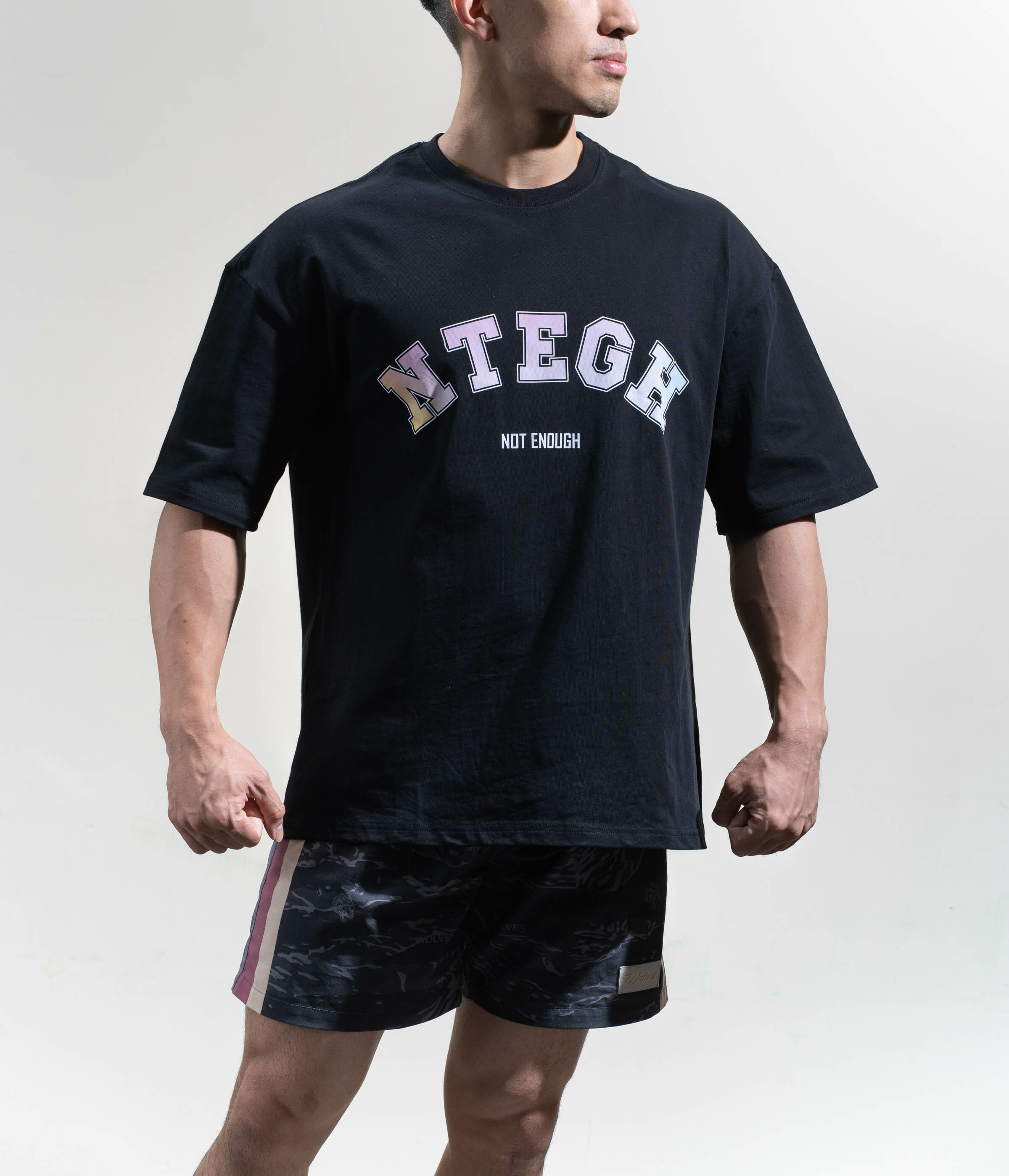 Not Enough Colourful Summer 2022 彩色LOGO Oversized Tee